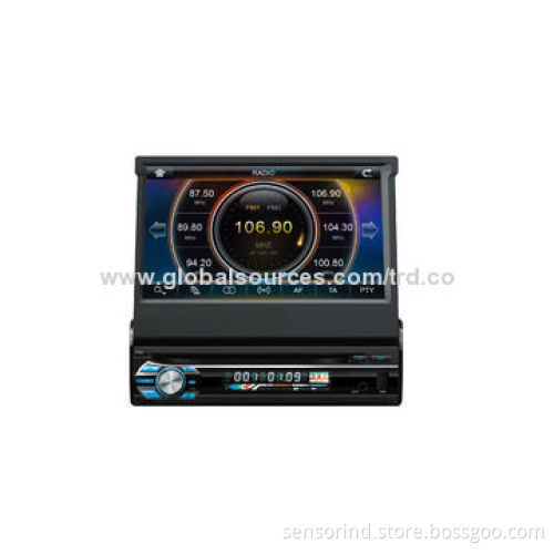 One Din In-dash with 7-inch TFT Screen Motorize Car DVD Player, 4 x 50W Maximum Output Power